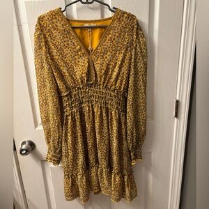 Max Studio long sleeve mini dress